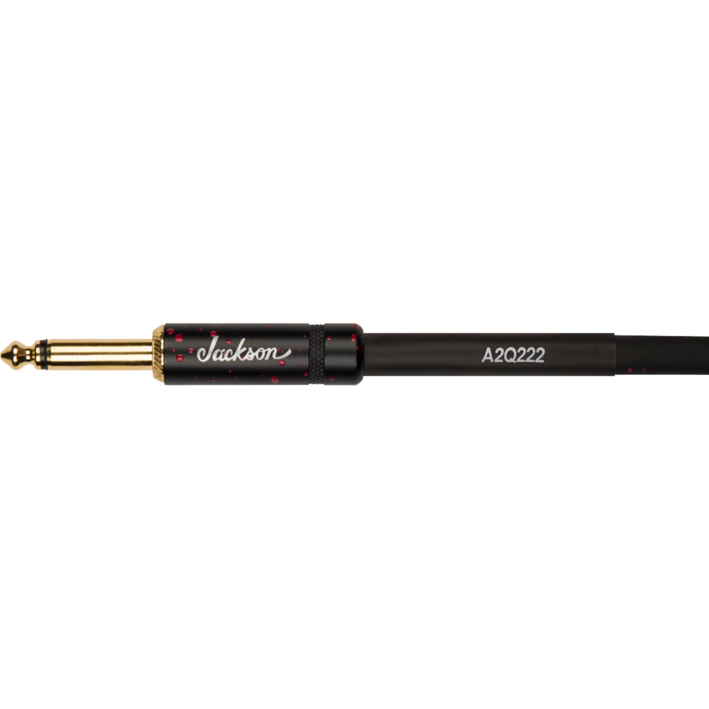 Jackson High Performance jack kabel zwart-rood recht-haaks 3.33 m