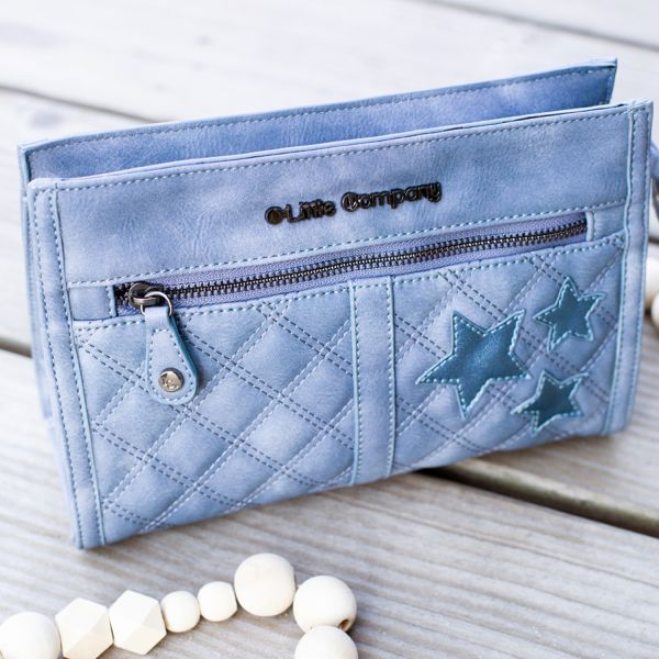 Little Company Bo Quilted Toilettas Blauw