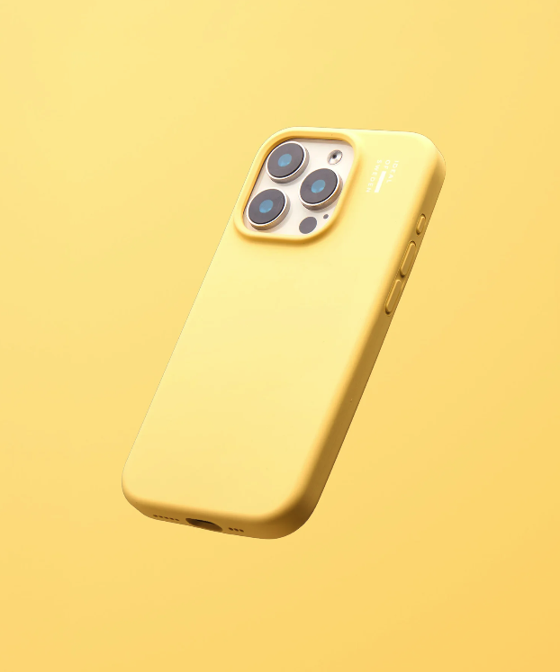 iPhone 16 Pro MagSafe Silikon Hülle Case Recycled (IDSIC-I2461P-516) - Soft Lemon