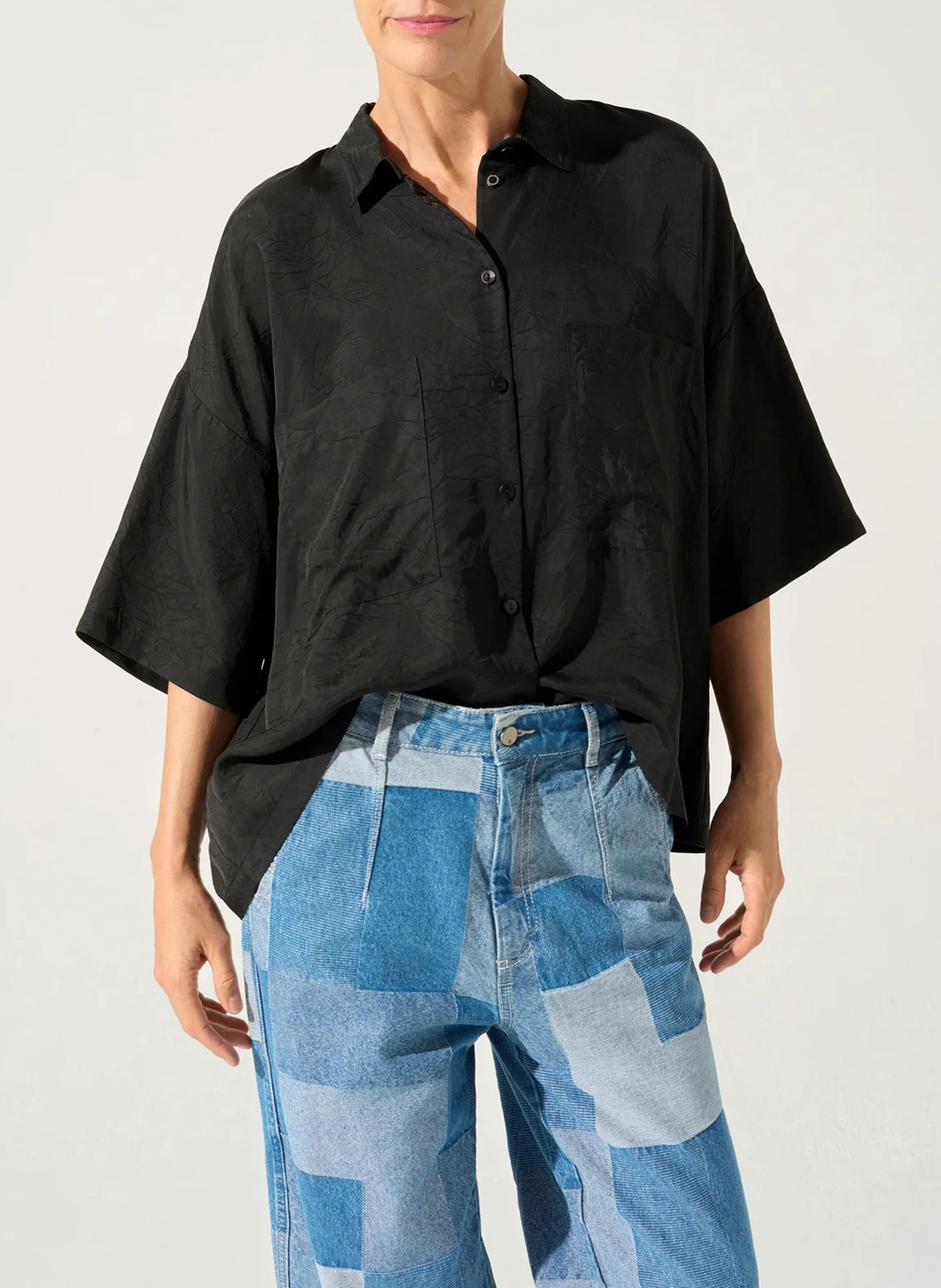Chemise col classique| Noir