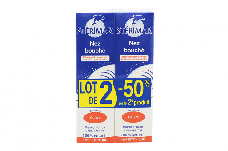 Spray hypertonique enrichi cuivre 2x100ml
