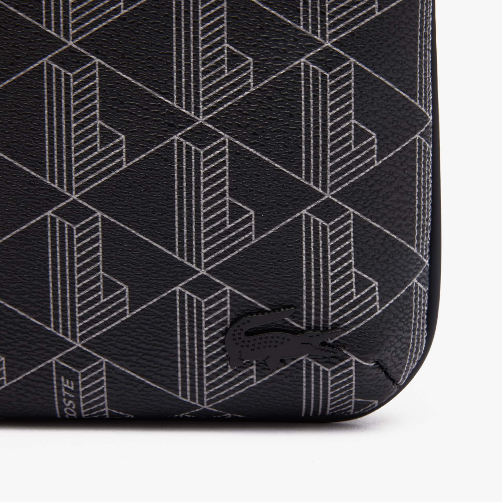 Sac bandoulière homme Lacoste The Blend avec imprimé monogramme Sacoches & Pochettes - Noir - Lacoste - Homme