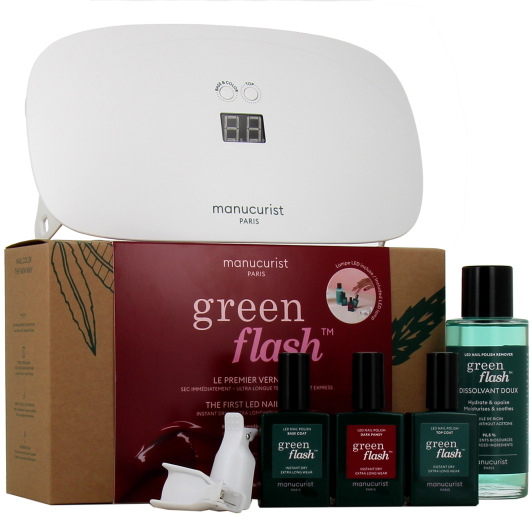 Manucurist kit vernis semi permanent Green Flash - Manucure maison