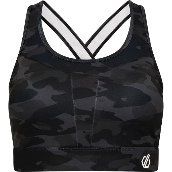 Brassière running DARE 2B MANTRA BRA BLACK CAMO