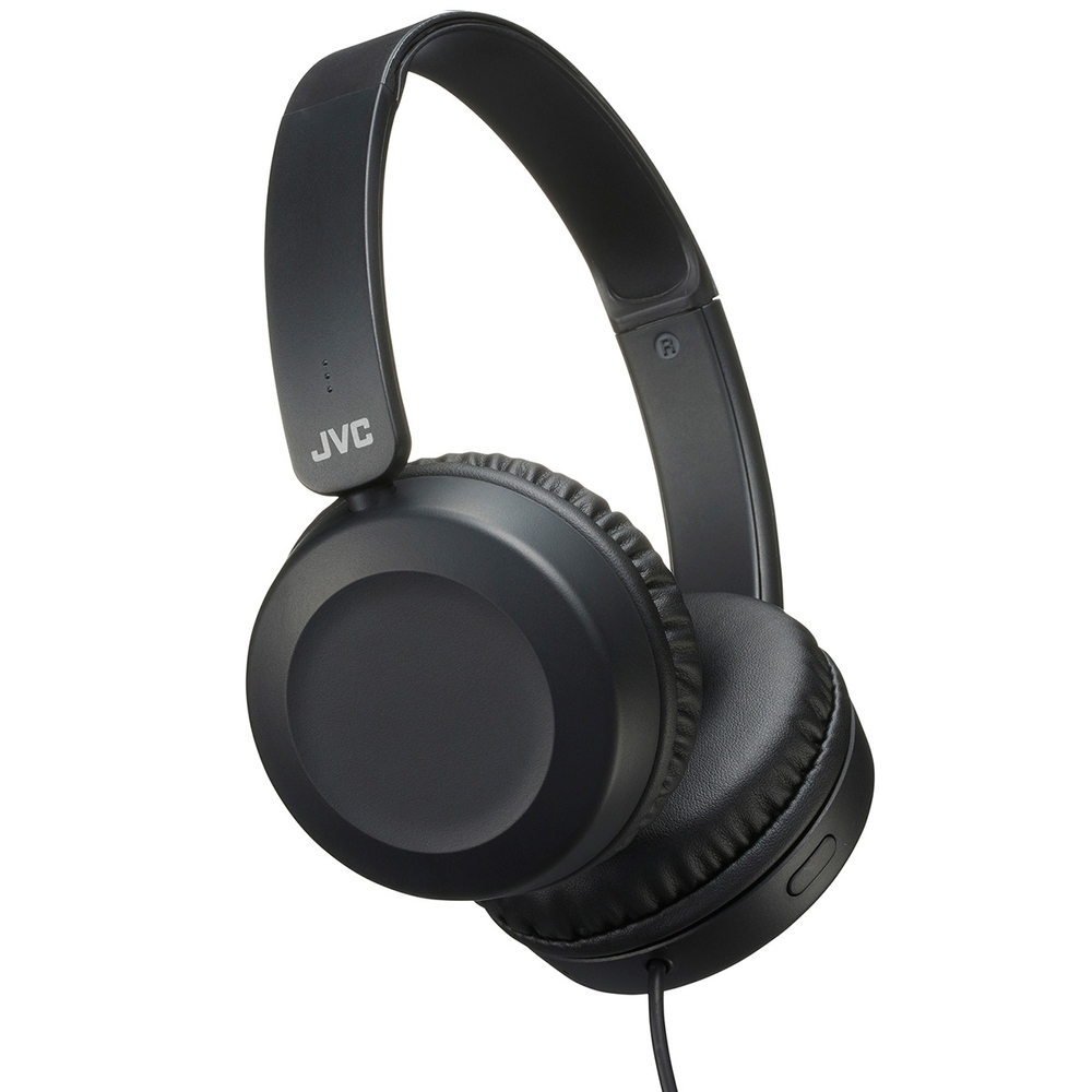 JVC On-Ear-Kopfhörer mit Mikrofon, Carbon Black