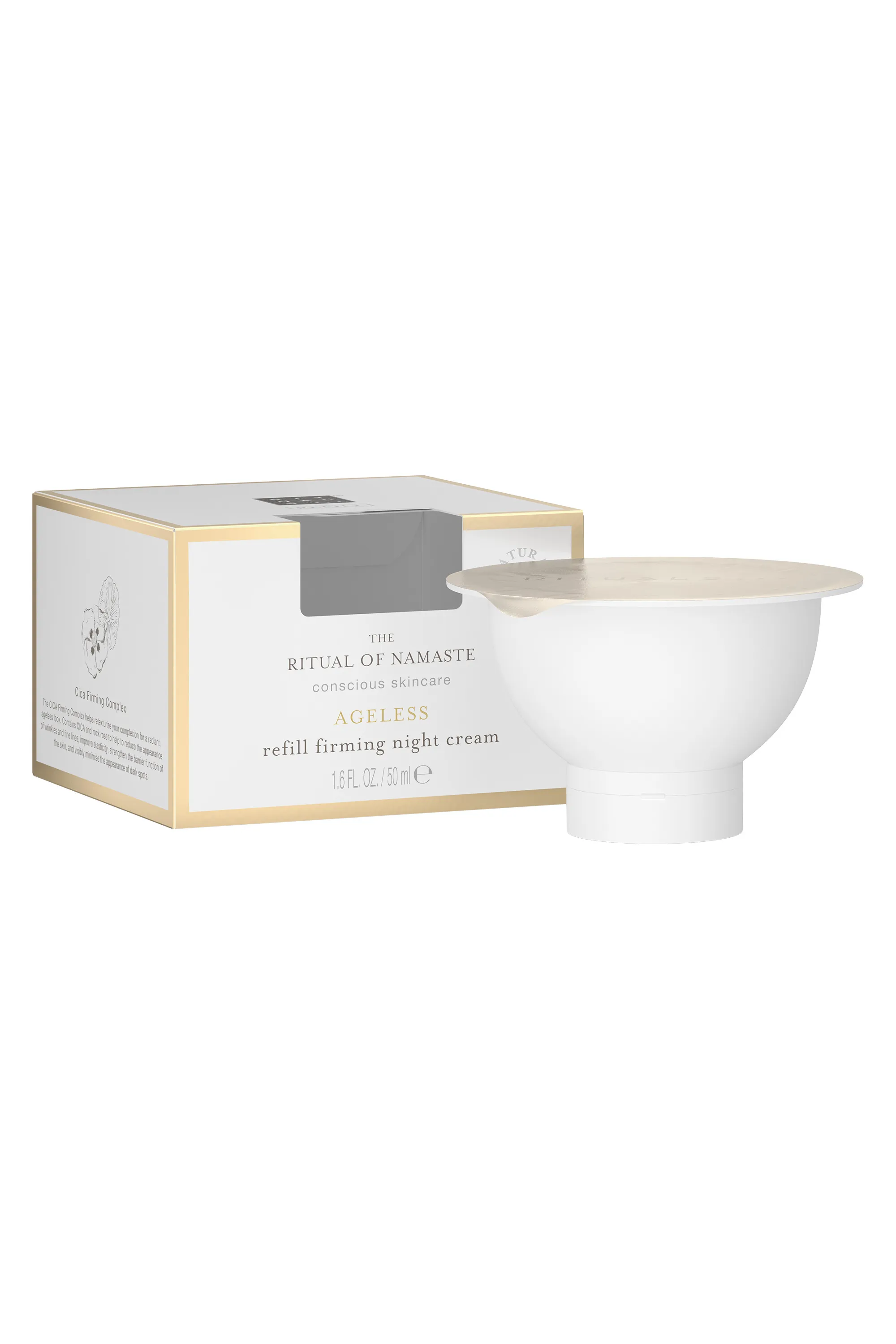 Rituals Crème de nuit raffermissante rechargeable The Ritual of Namaste-50 ml