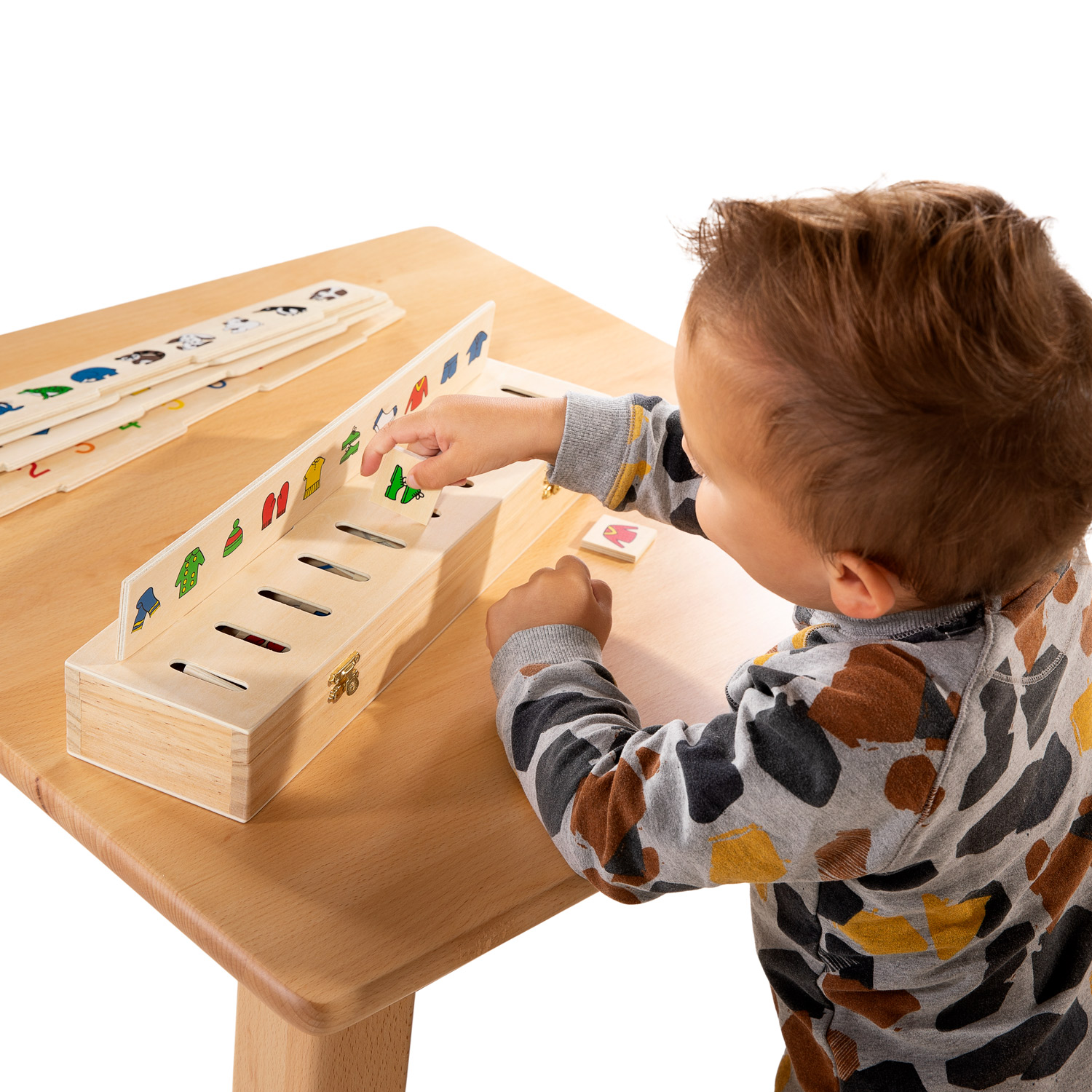 Small Foot-Afbeeldingen Sorteerbox, 55 dlg.