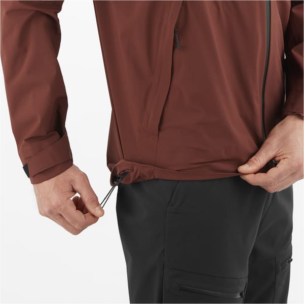 Veste randonnée SALOMON OUTERPATH JACKET RUM RAISIN