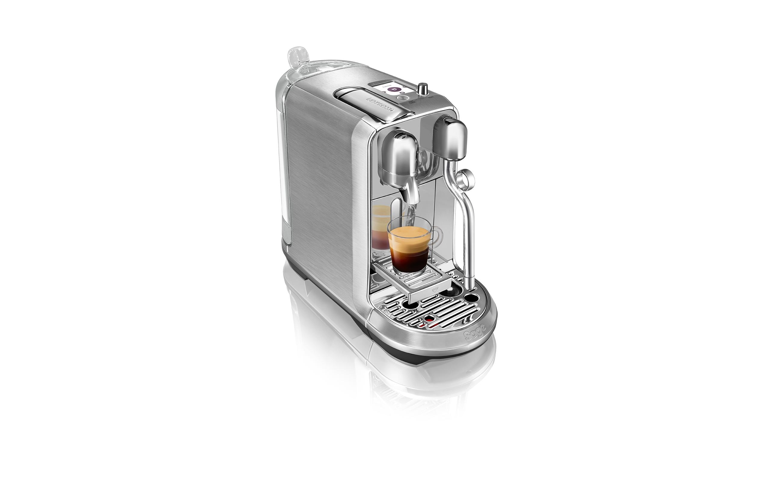 Kaffeemaschine Nespresso Creatista Plus SNE800BSS Silber<br>Kapselmaschine der Original Line für Kaffeespezialitäten in Barista-Qualität