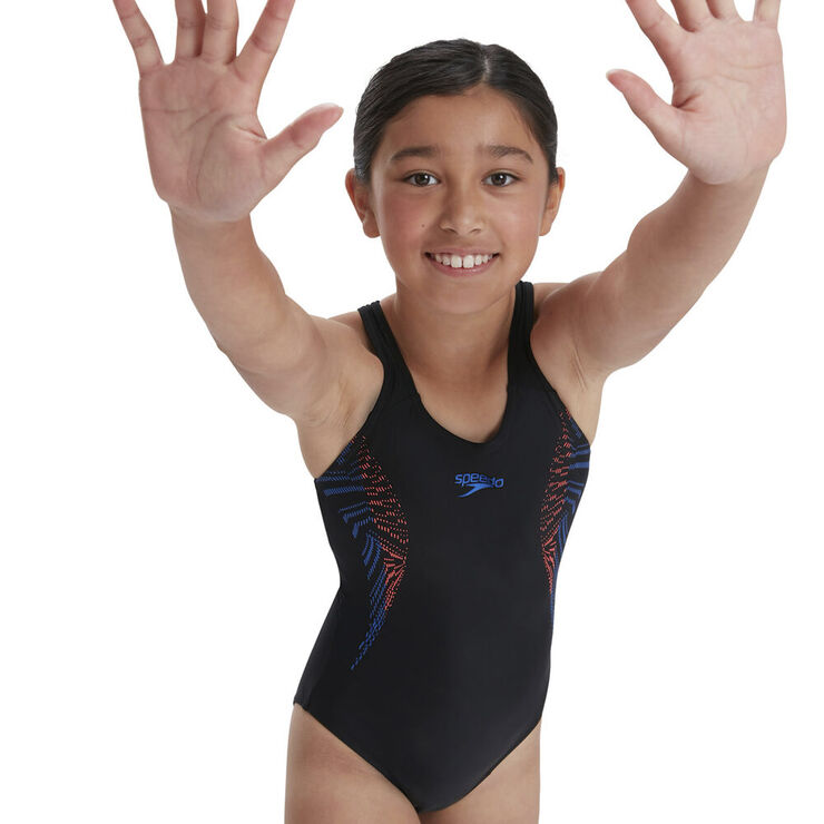 Speedo Placement Muscleback badedragt Sort
