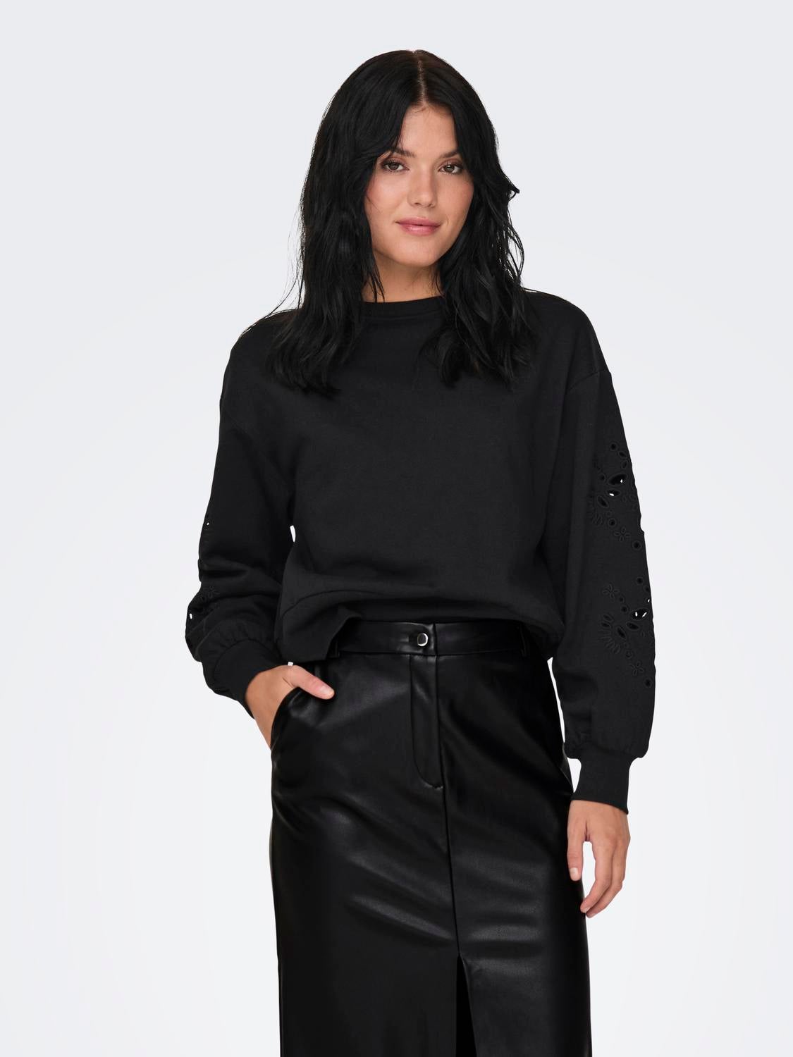 ONLWINNIE Sweatshirt Black