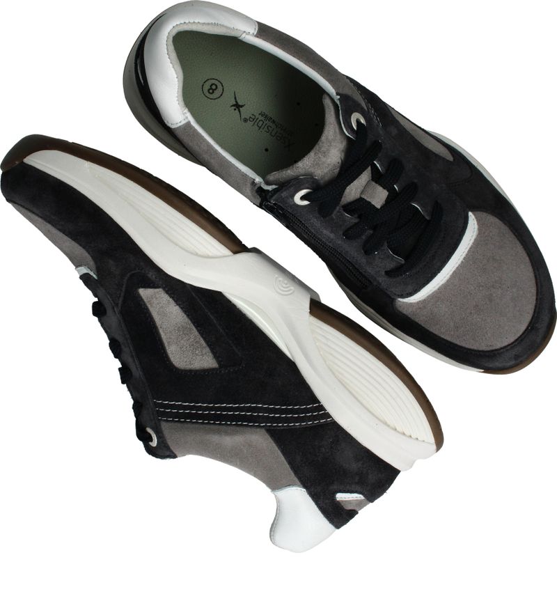 Xsensible SWX23 Stretchwalker Sneakers Blauw Heren