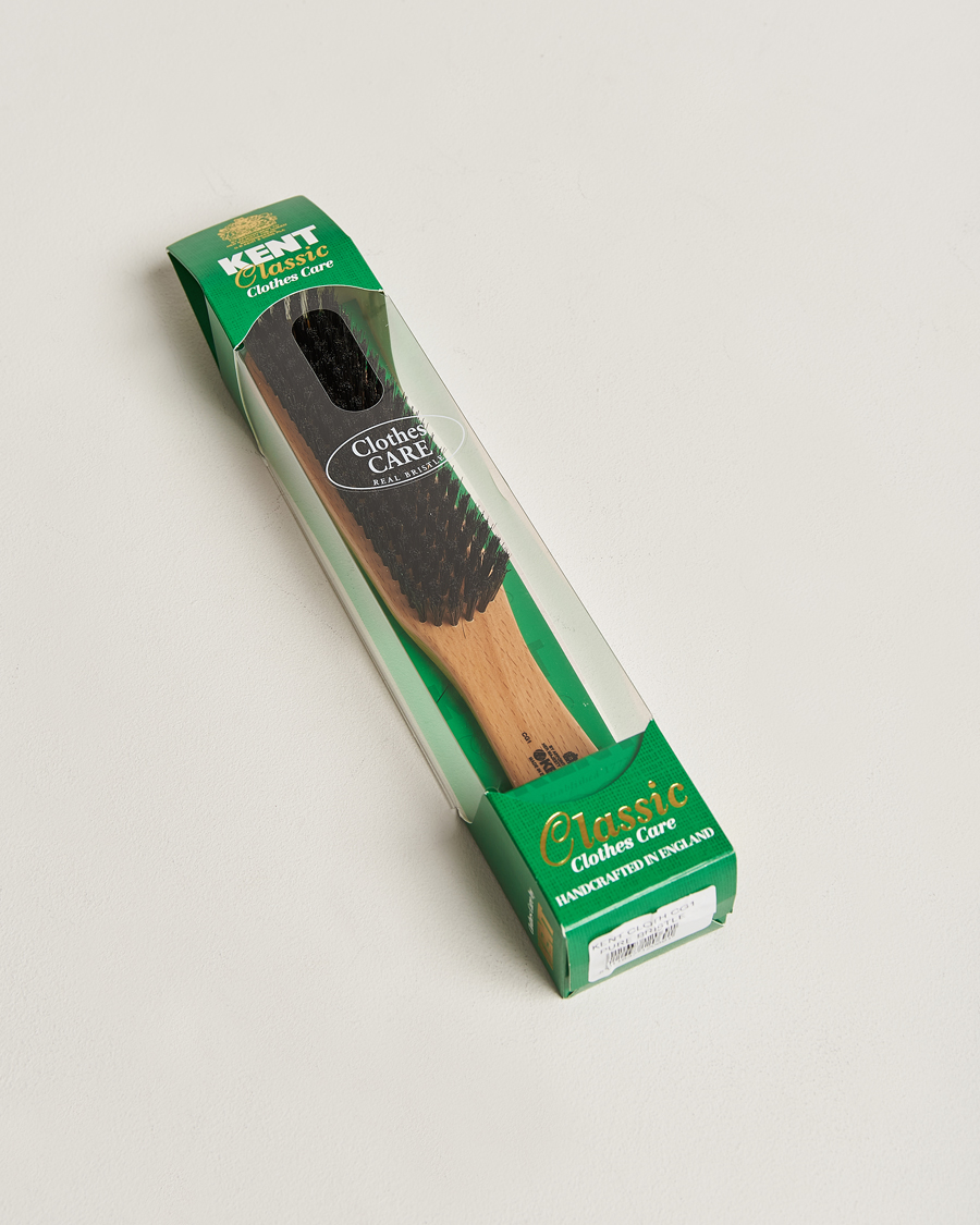 Kent Brushes Small Cherry Wood Clothing Brush