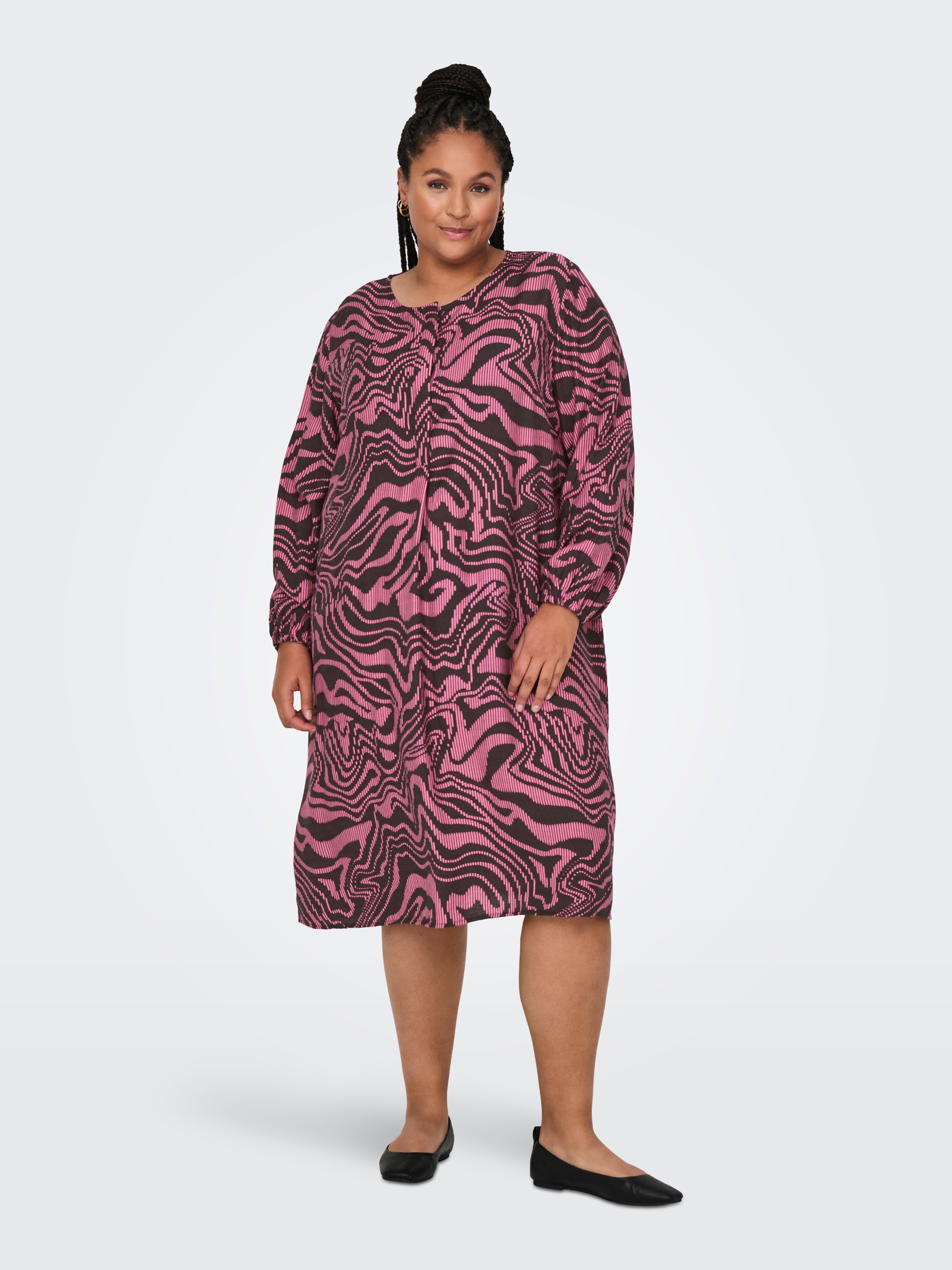 CARITHILDA Midikleid Black Coffee