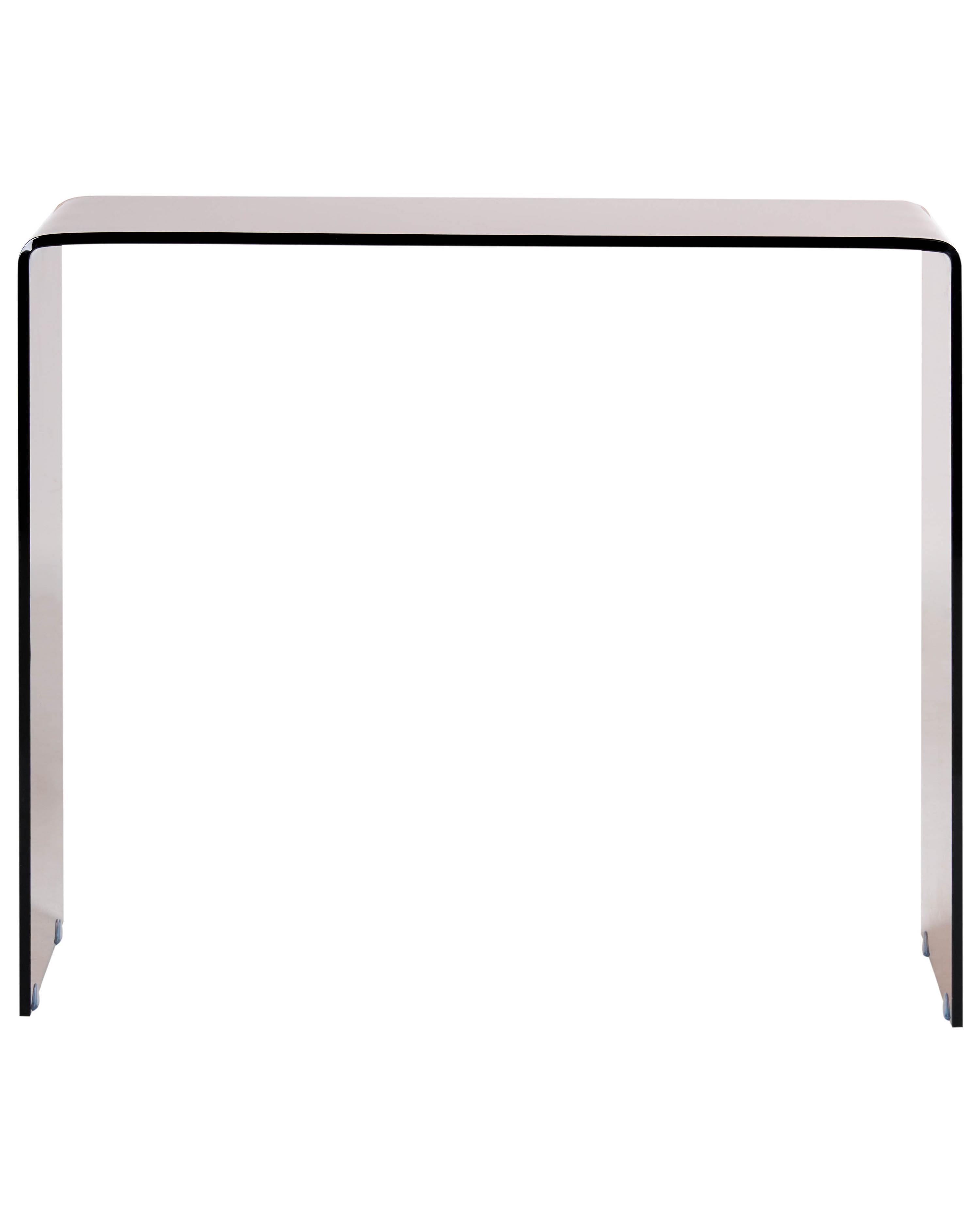 Sidetable KENDALL Veiligheidsglas Bruin