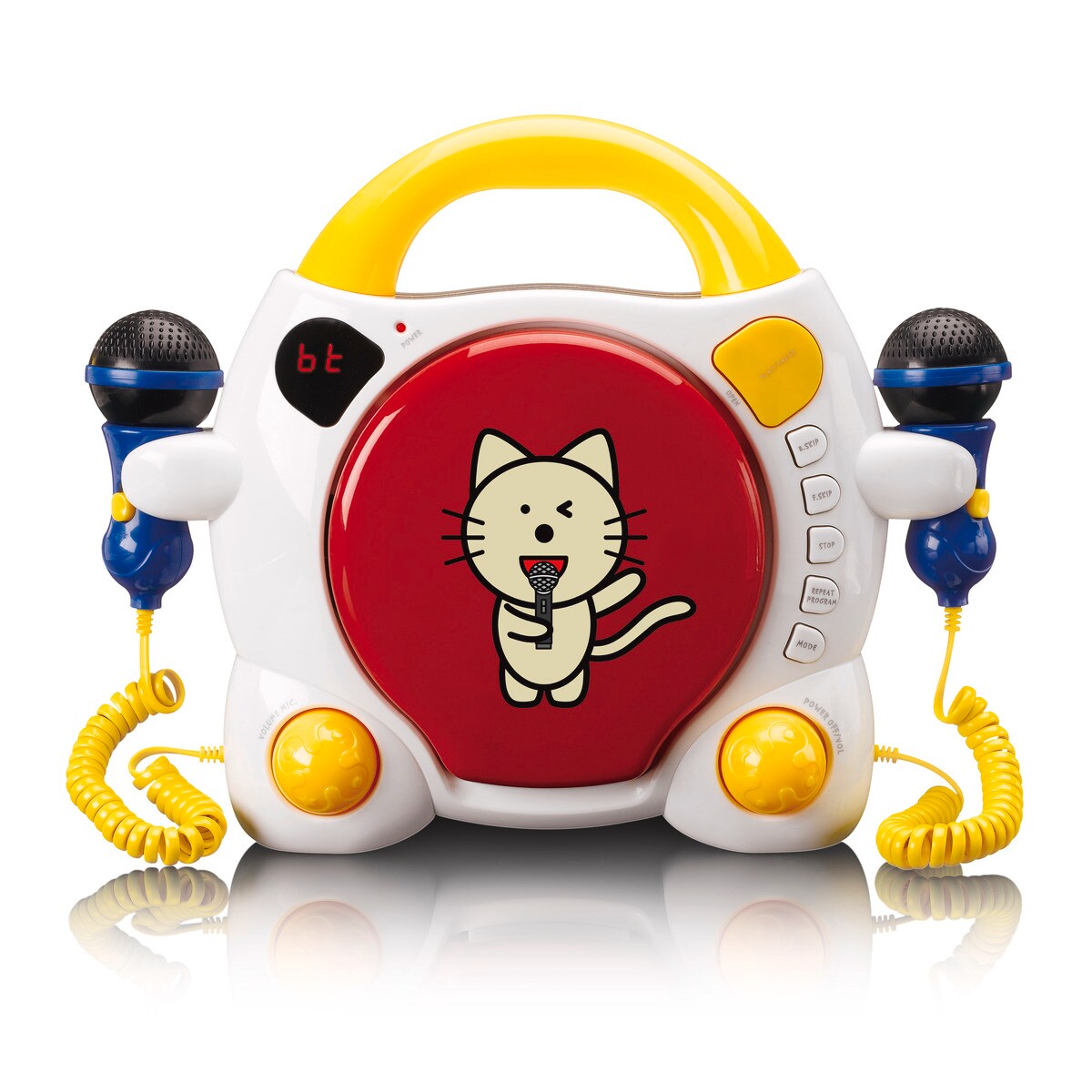 LENCO KCD-011KIDS Tragbarer Kinder Karaoke CD-Player mit BT