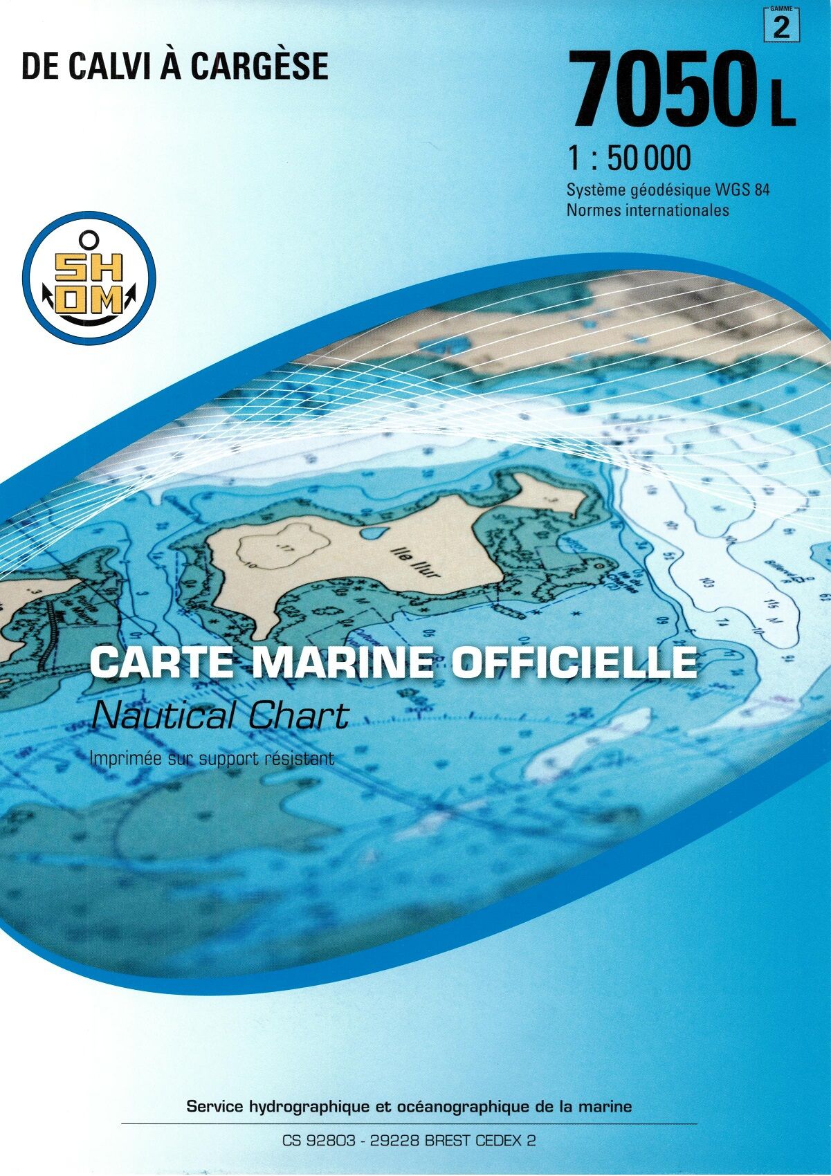 EPSHOM - 7050L DE CALVI A CARGESE