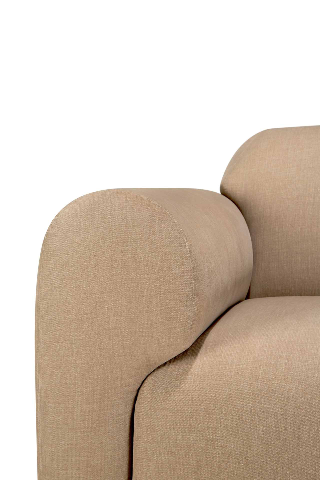 Bulky modulaire sofa - rechter hoek - light sepia