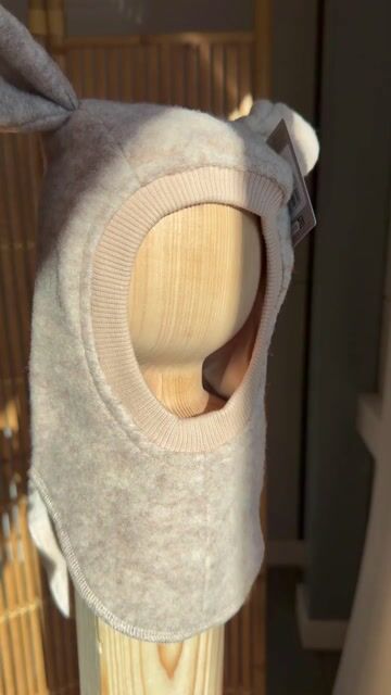 Balaclava Ull 2-lags – Kaninører, Børstet Ullfleece | Ears Wool