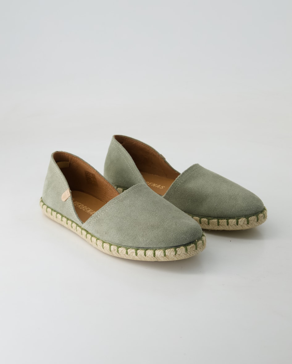 Verbenas Carmen Serraje Espadrilles in Grün