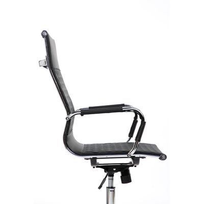 Fauteuil de bureau DELAWARE - accoudoirs fixes - Noir