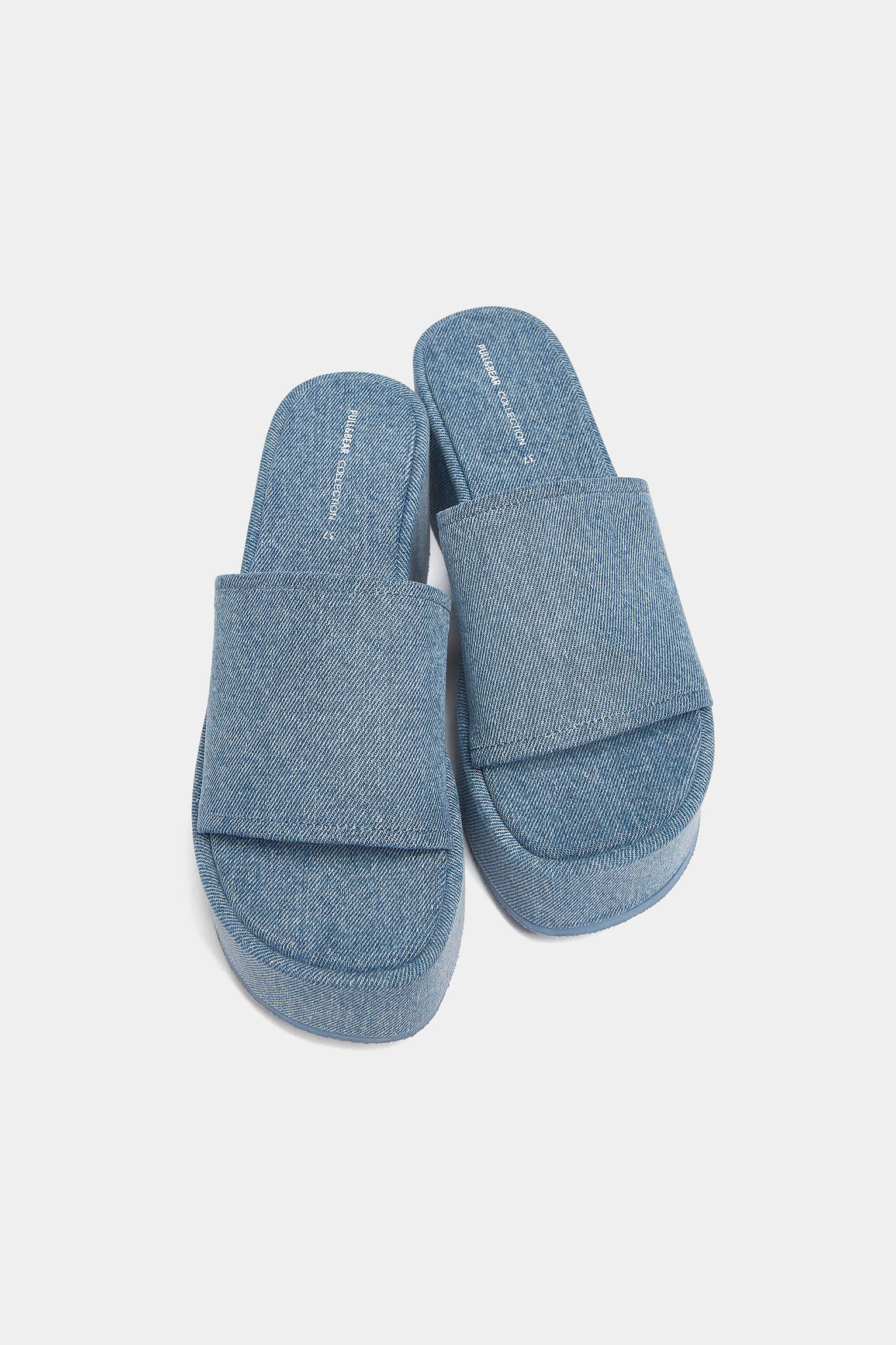 Sapato plataforma em jeans - Jeans