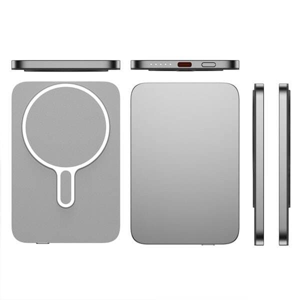 Qualo powerbank 5000 mAh med MagSafe og 20W USB-C-opladning