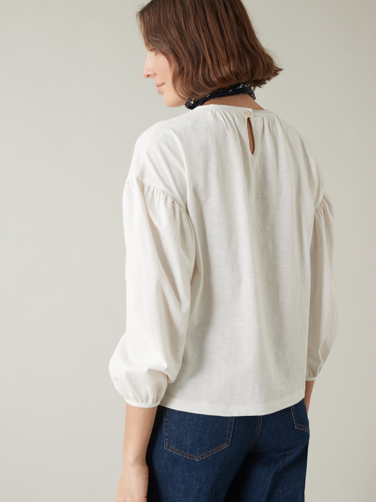 T-shirt manches ballon femme - coton bio