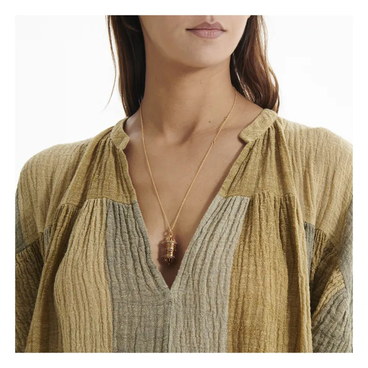 Bohemian Rhapsodie Paris Collier Aleph Topaze | Bleu