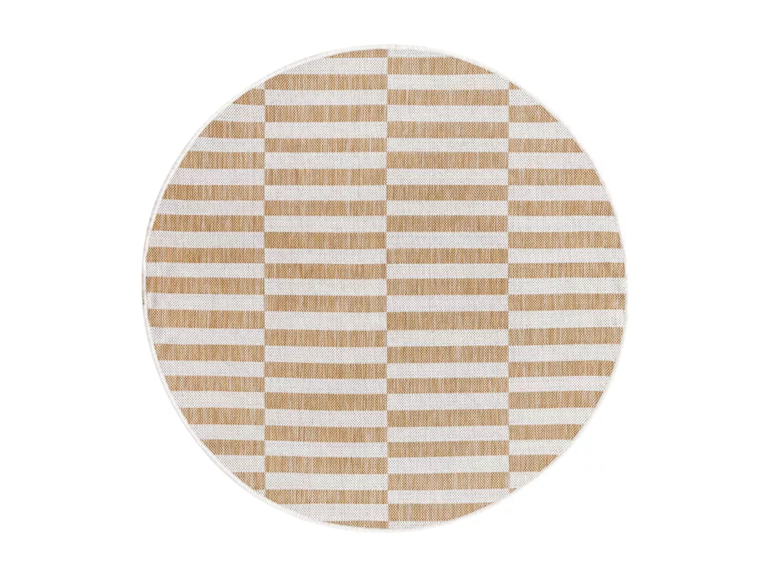 Tapis d'Extérieur - 185x125 - Taupe - Tulum Tile