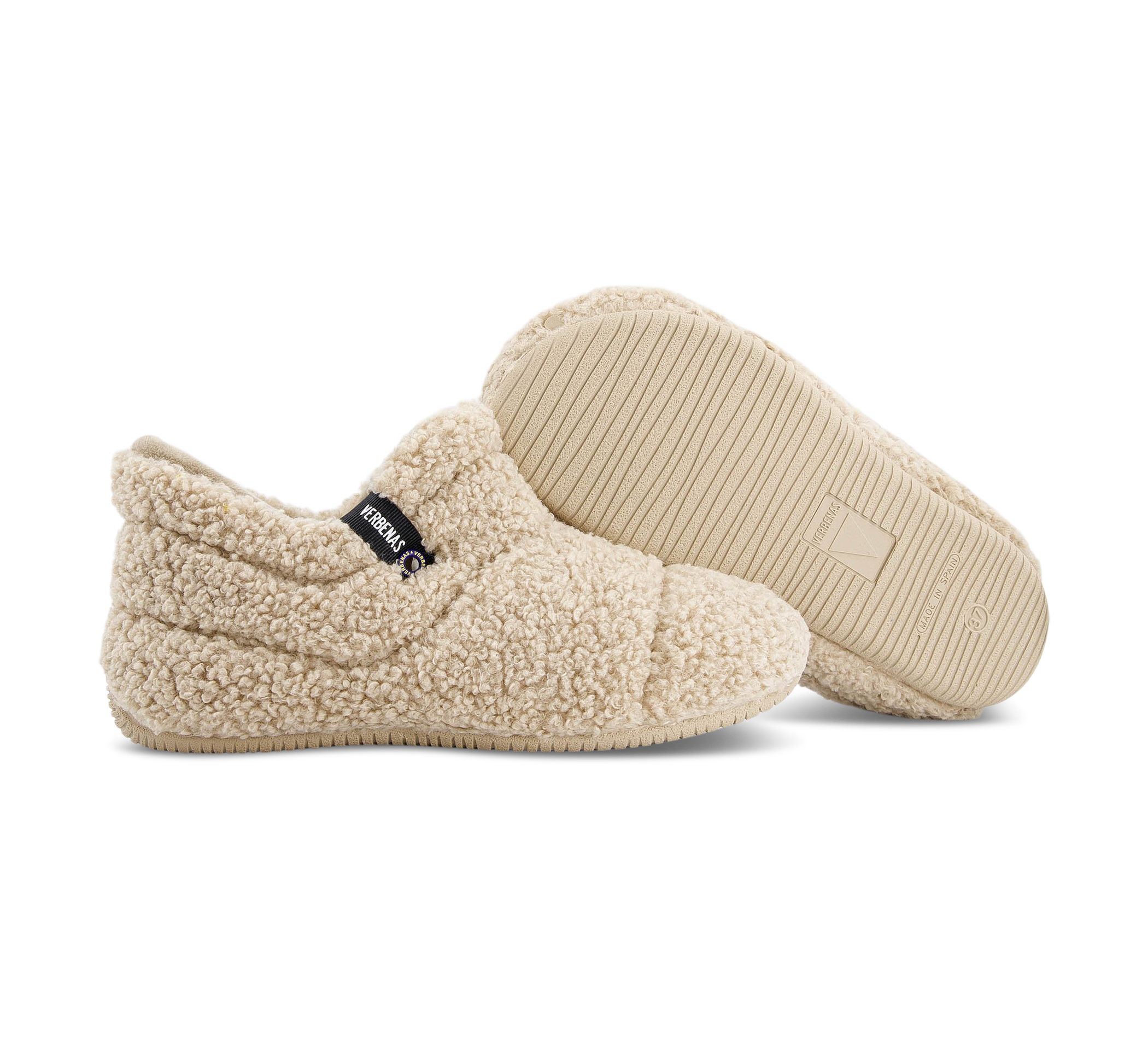 Verbenas Yeti - Geschlossene Hausschuhe beige/taupe