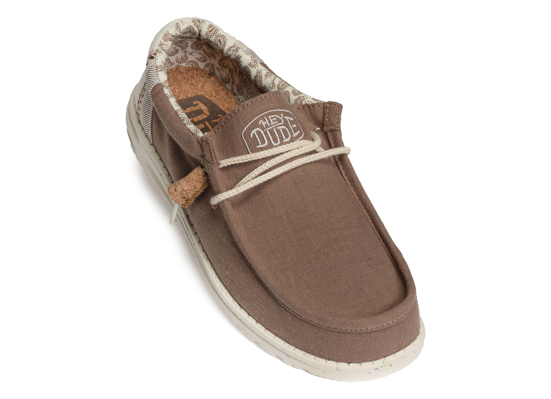 Wally breack stitch marron beige