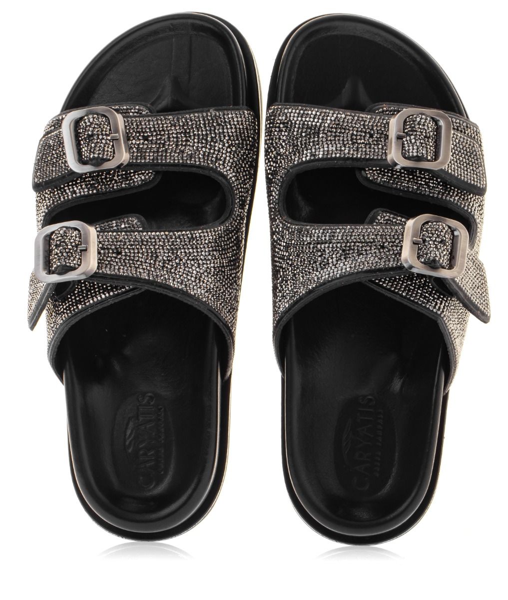 Caryatis Leather Sandals