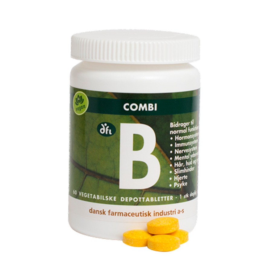 Dansk Farmaceutisk Industri Combi B depottabletter 60 tabl.