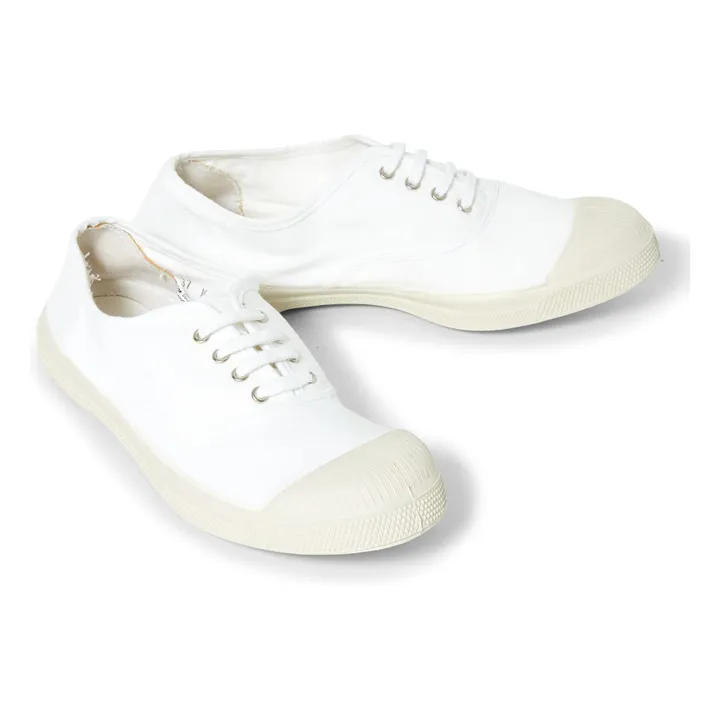 Bensimon Tennis Lacets Vegan | Blanc
