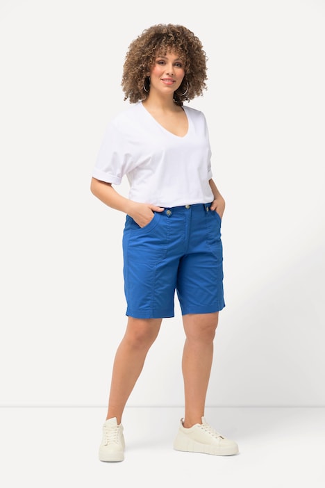 Cargo-Bermuda, Komfortbund, 4-Pocket-Schnitt