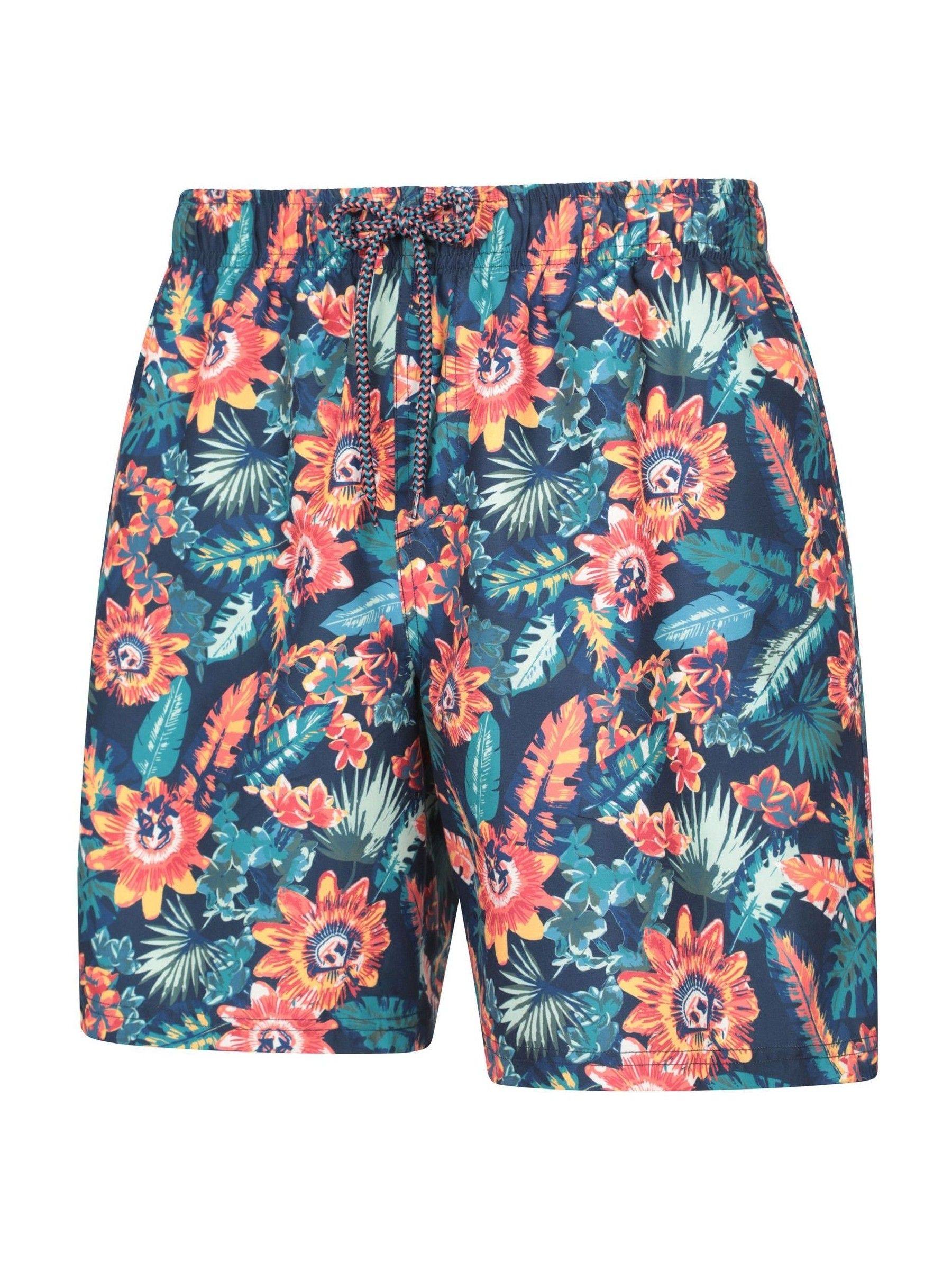 Mountain Warehouse Heren Aruba Sneldrogende Zwemshorts met Print en UV Max-bescherming