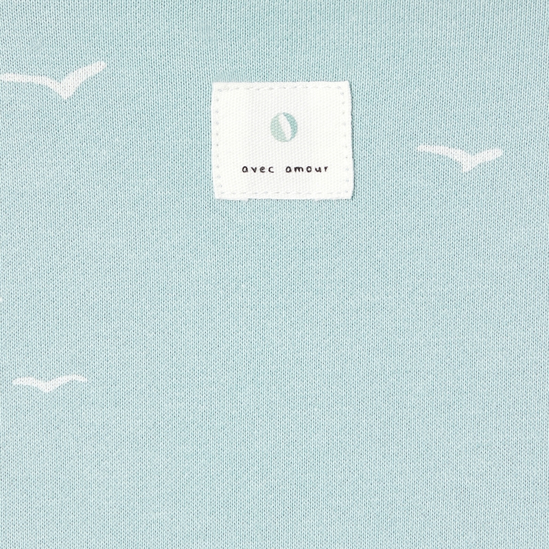 Combinaison courte en coton turquoise mixte Absorba
