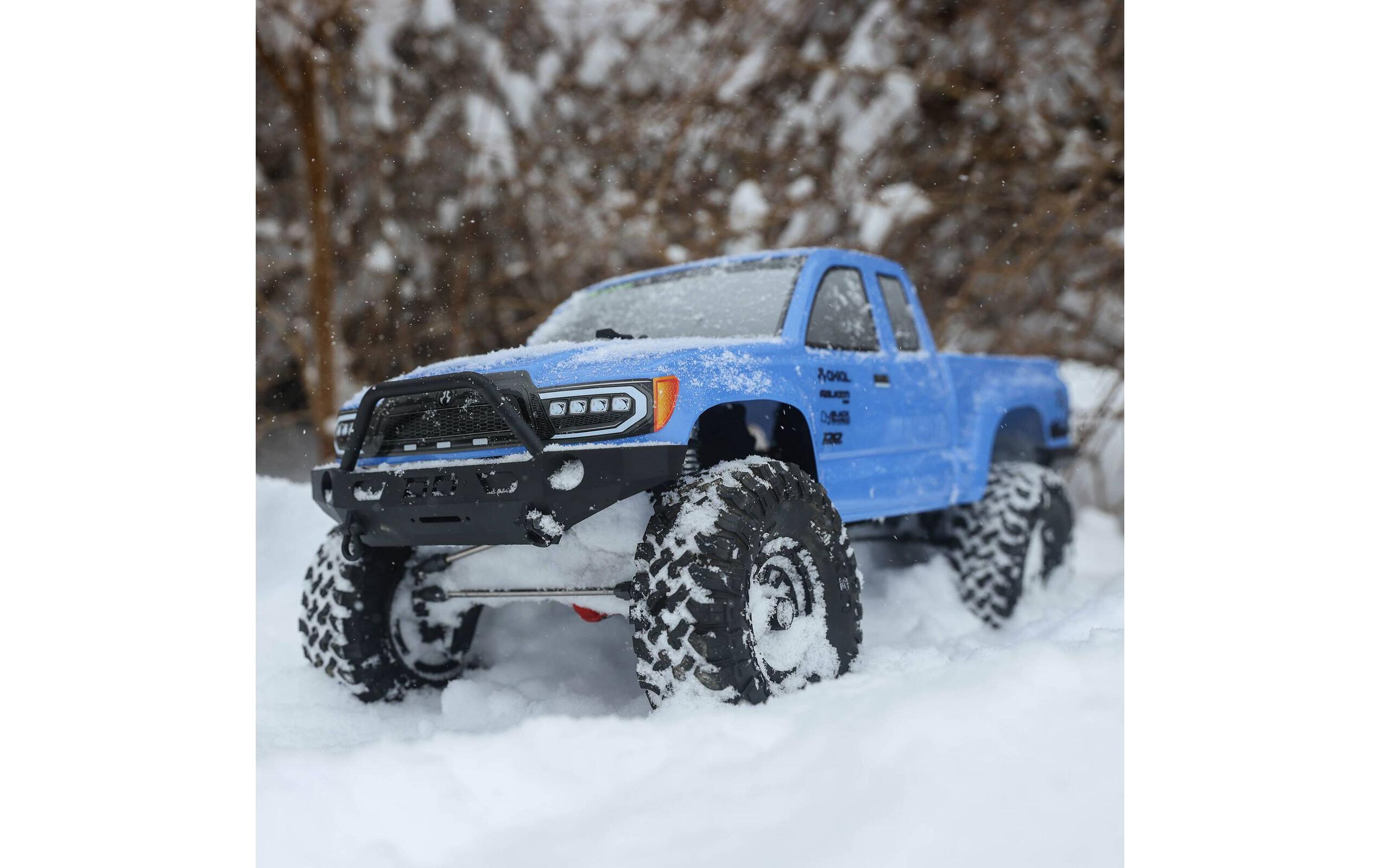 Scale Crawler SCX10 III Base Camp Blau 1:10, ARTR<br>SCX10II Rockcrawler Basis Ausführung mit Spektrum Technik
