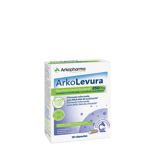 Arkolevura 250mg Suplemento Alimentar 10 cápsulas