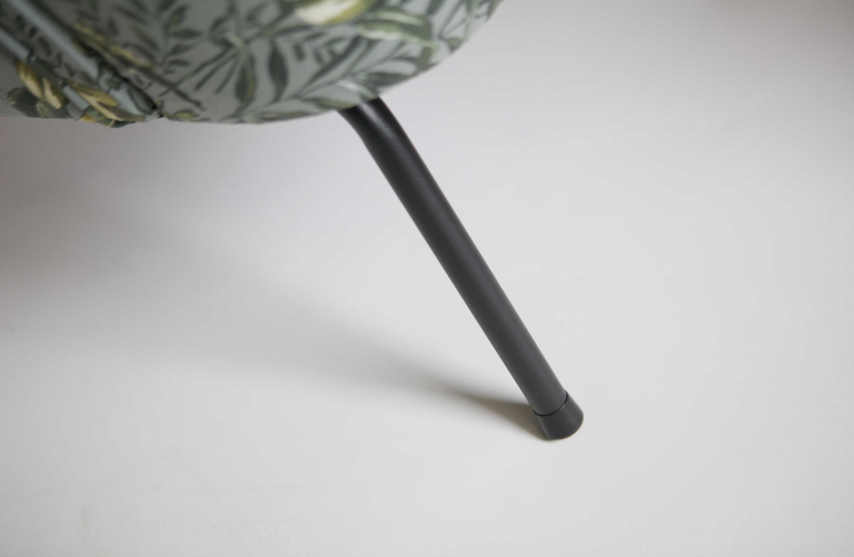 WOOOD Vogue fauteuil fluweel zwart
