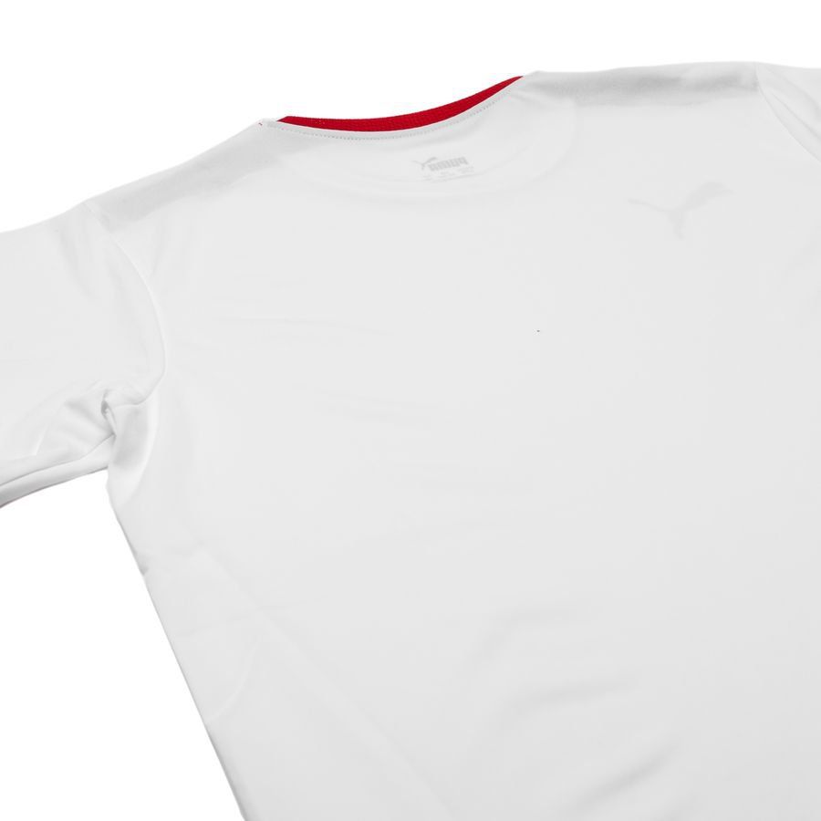 PUMA Maillot teamLIGA - Blanc/Rouge Enfant