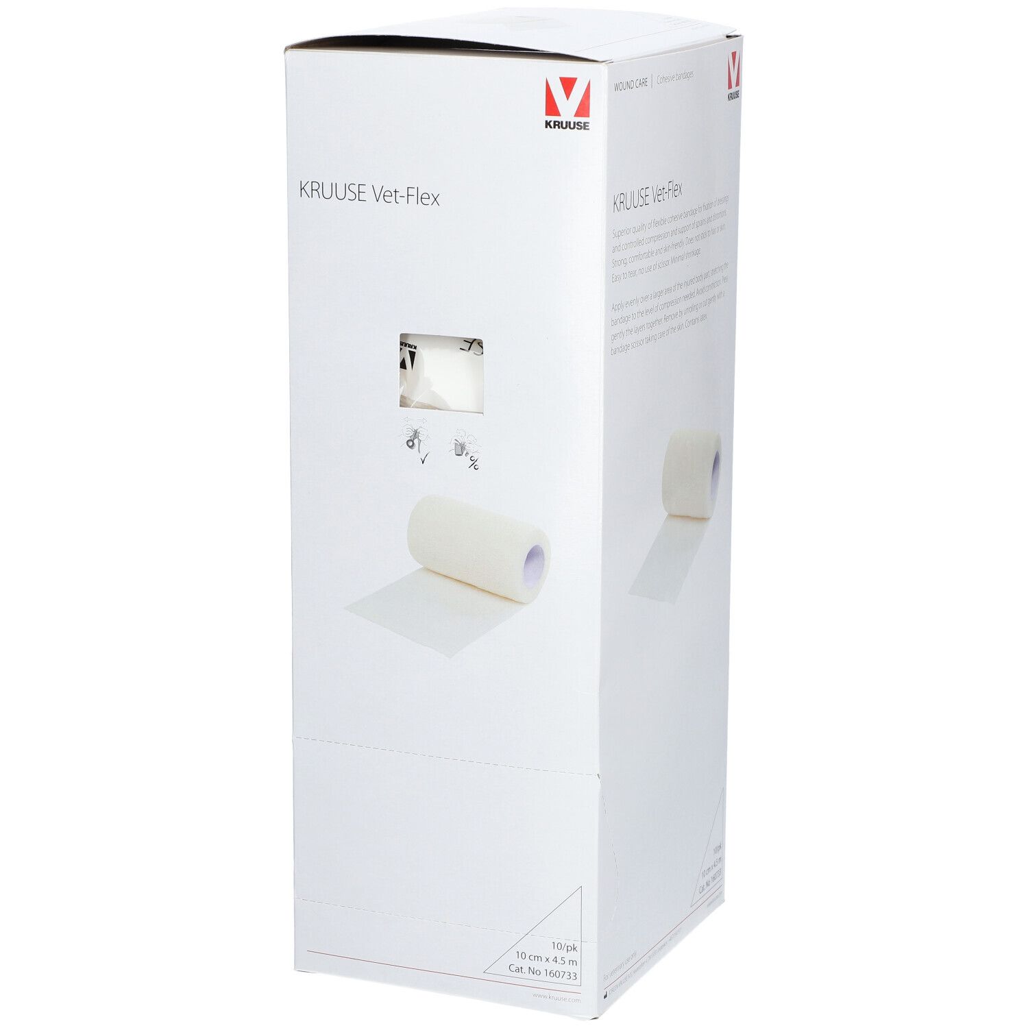 KRUUSE Vet-Flex weiss 10 cmx4,5 m