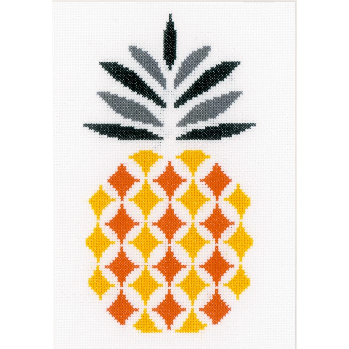 Vervaco-Telpakket in kruissteek - Ananas