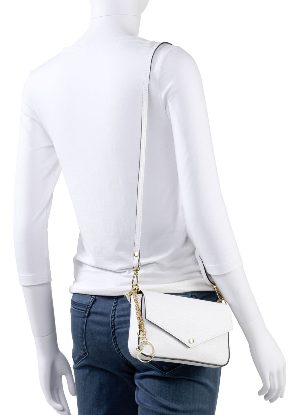 Laurina Mini-Tasche aus genarbtem Kalb-Nappaleder