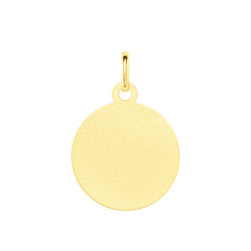 Medaille Or Jaune Christ Et Enfant