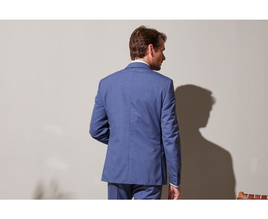 Veste de costume homme Bleu clair Chiné - LAZARE