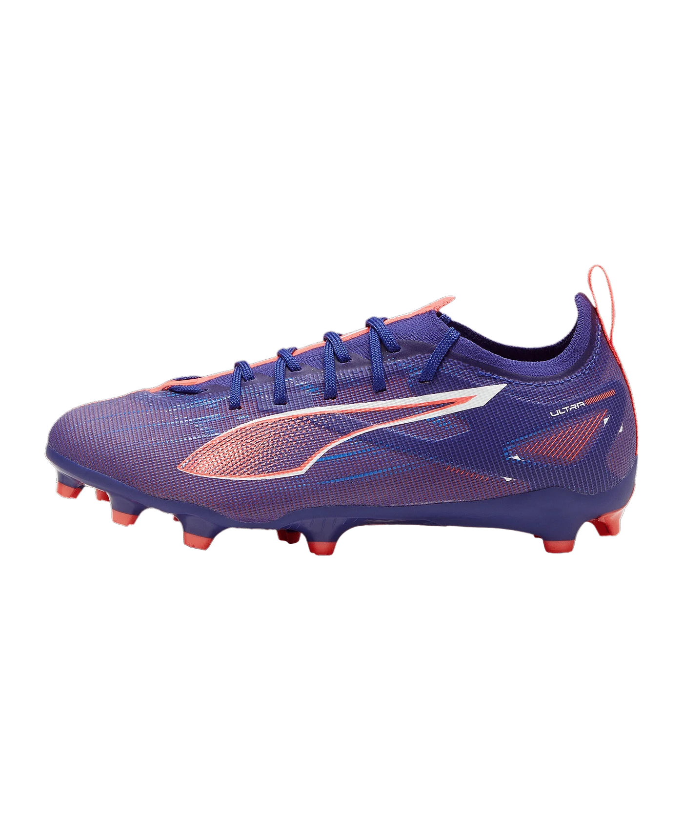 PUMA ULTRA 5 Pro FG/AG Formula Jr Kids Lila Weiss F01