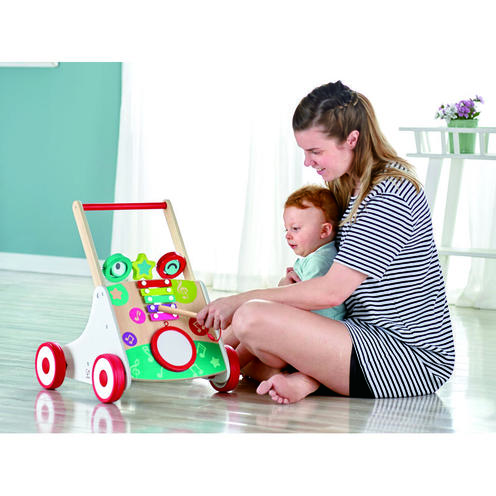 Trotteur musical Bois et multicolore - HAPE