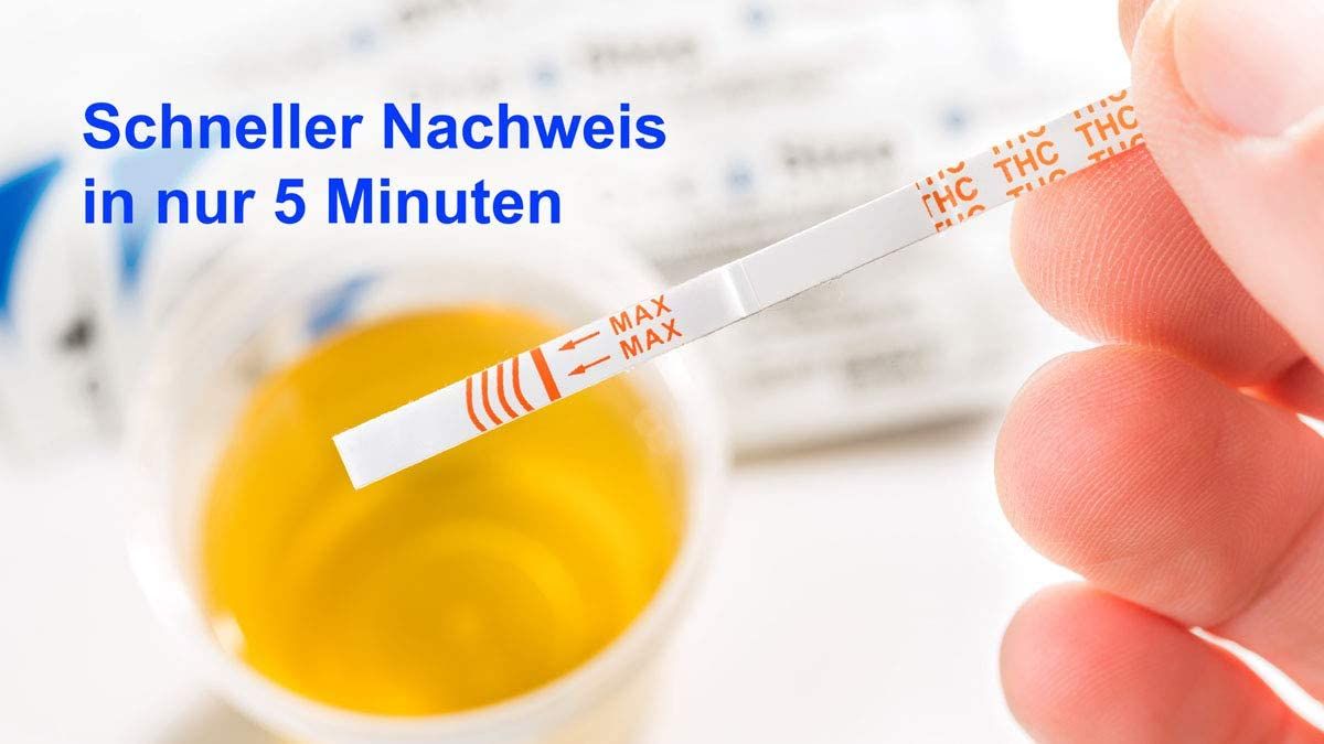 One+Step THC Urintest, Drogentest Cannabis Marijuana Haschisch, Urin Teststreifen